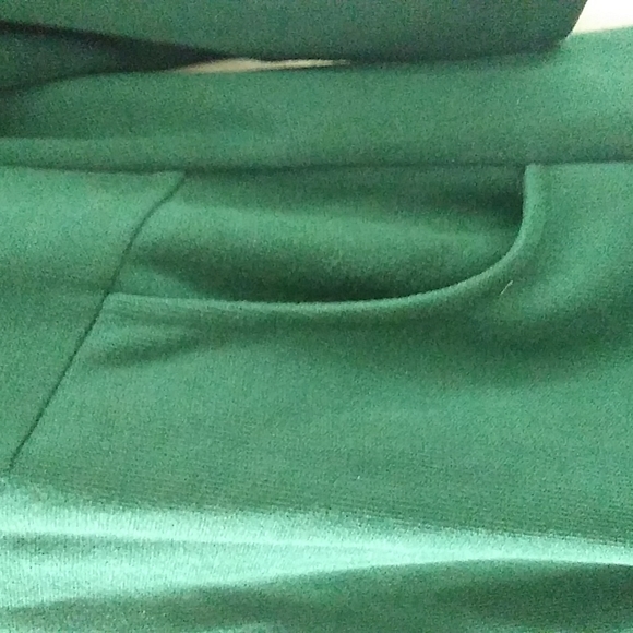 Women's Cowl Neck Tunic Midi Dress Ruffle Hem sz Small - Picture 4 of 15